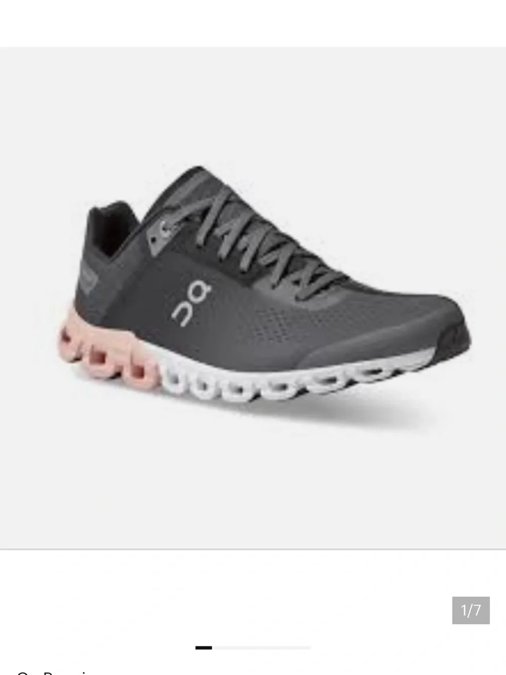 On Running Cloudflow Shoes in Rock | Rose 7 - Picture 2 of 8